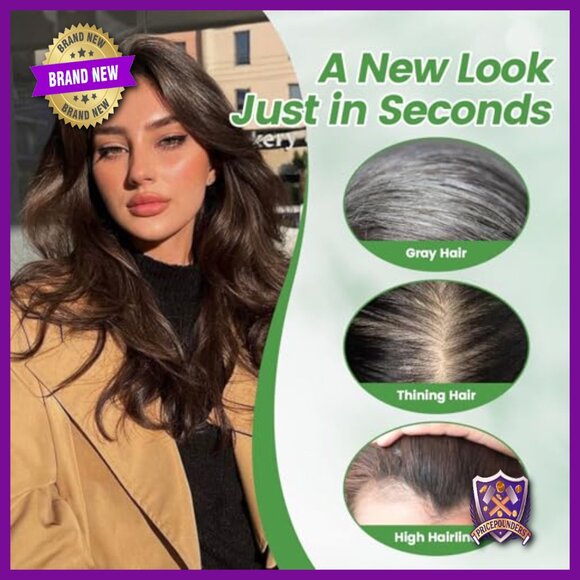 10-Inch Human Hair Topper with Swiss Lace Base for Hair Loss main image 2